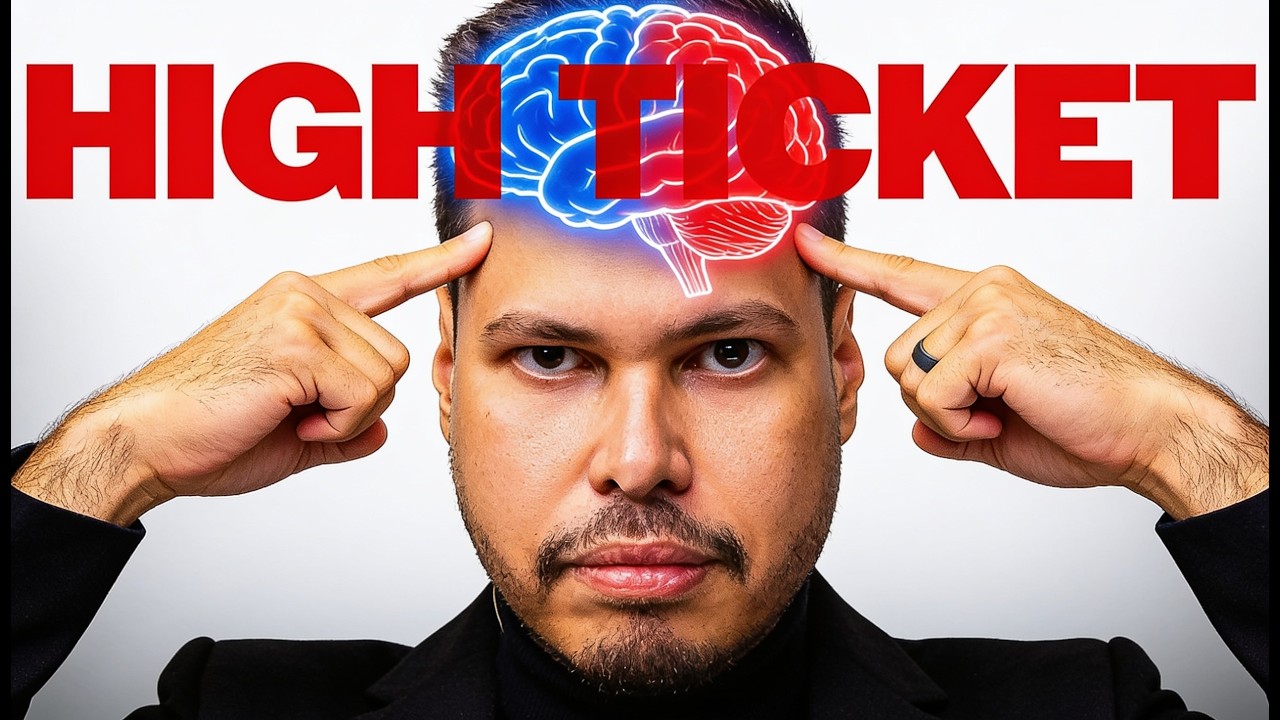 Ed Souza explicando a estrutura de uma oferta high ticket e contratos de alto valor.